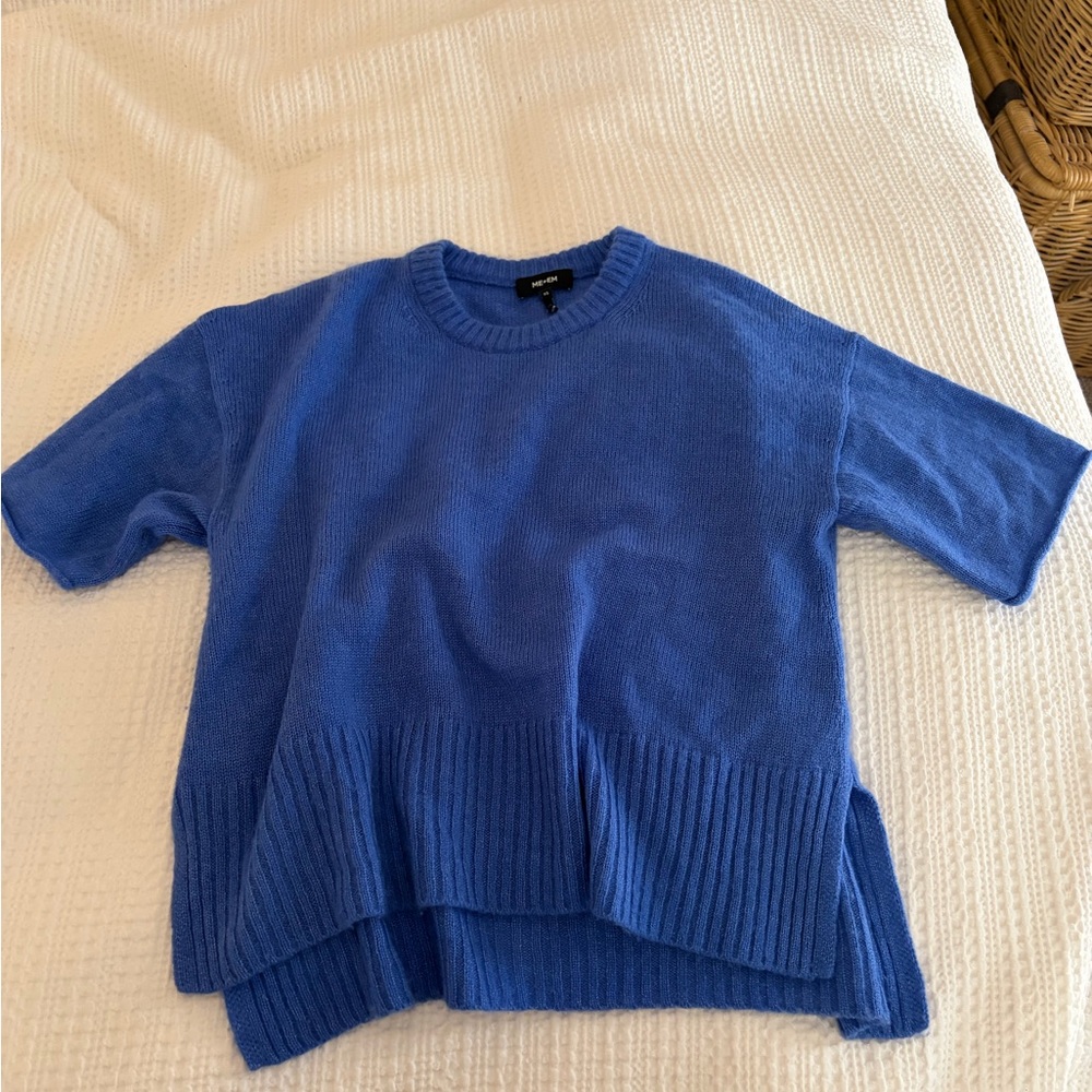 ME+EM Cashmere Relaxed Knit Tee